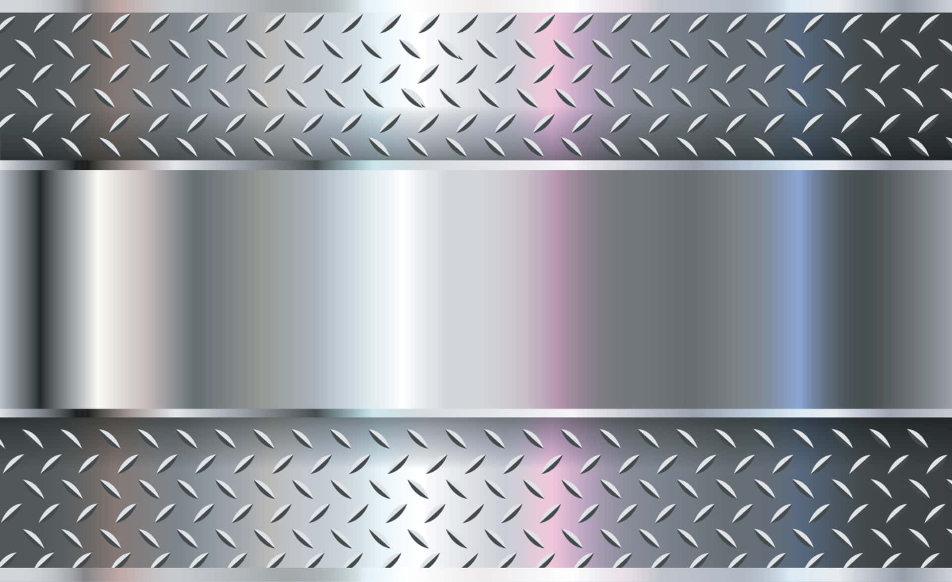 silver background, shiny metallic diamond plate, smooth silver gradient center, Full HD Desktop Wallpaper