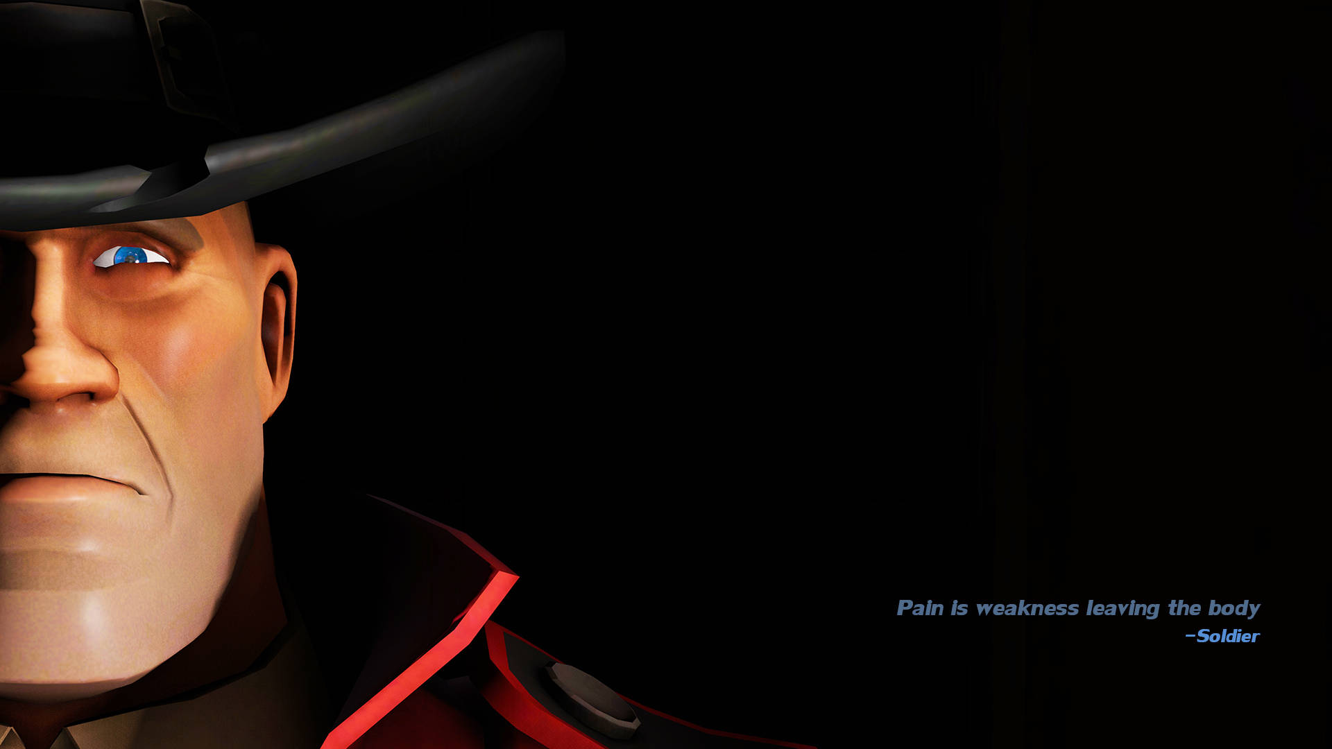 Tf2 4K, Soldier, black hat, Full HD Desktop Wallpaper