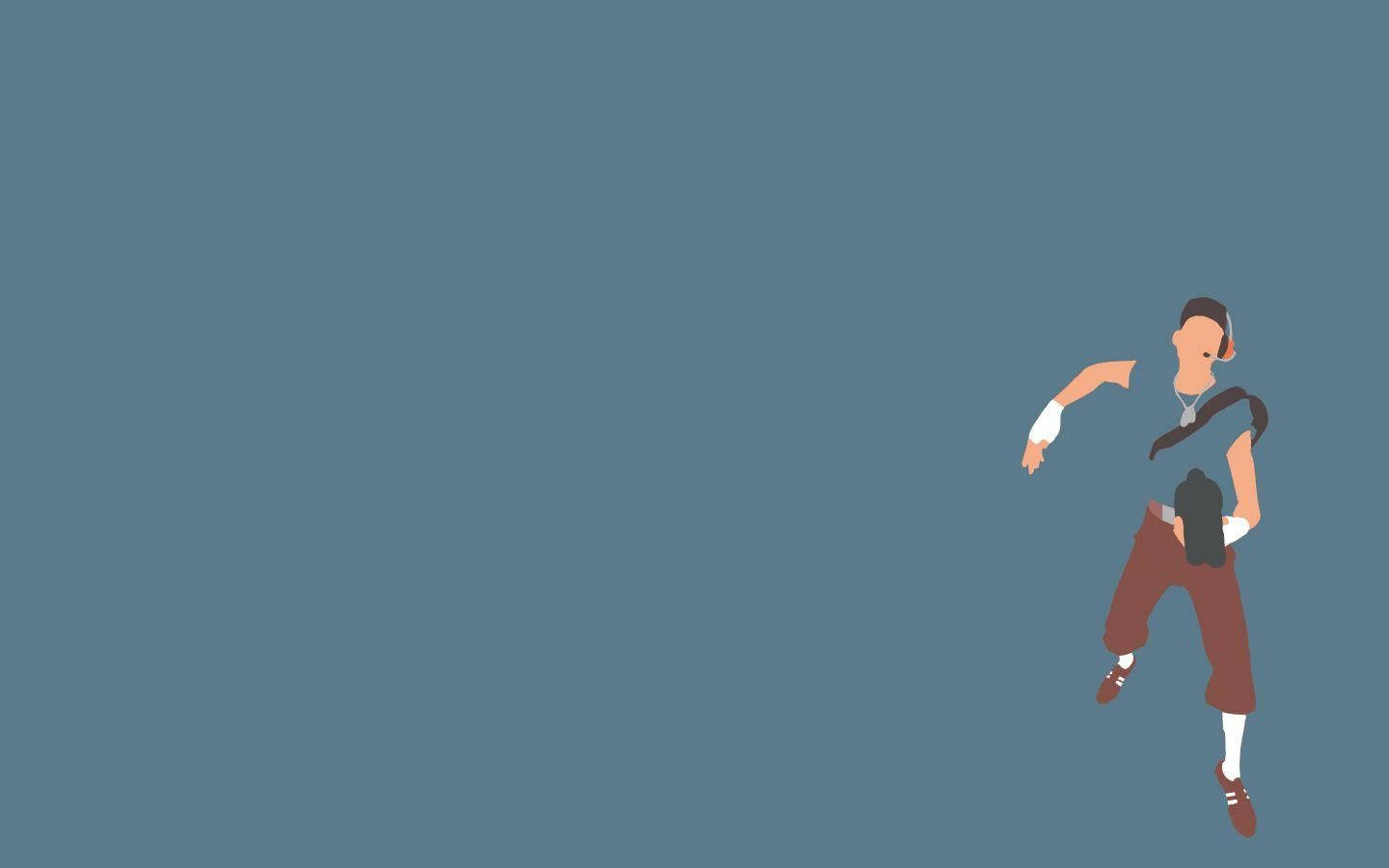 TF2 Logo, dancer, mid-motion, HD Desktop Wallpaper