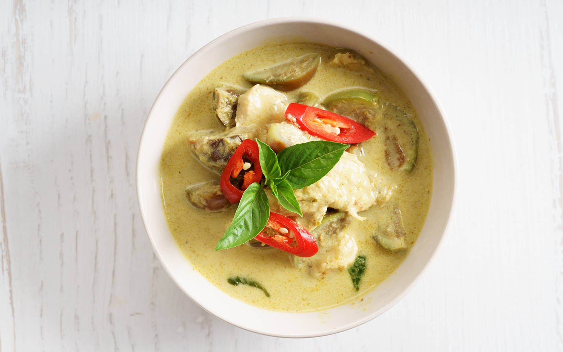 light green snapper, Thai Curry, creamy green curry, Full HD Desktop Wallpaper