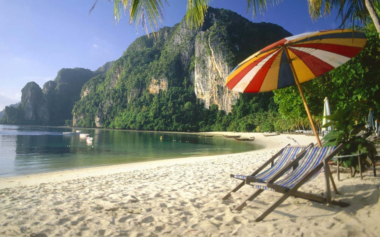 Thailand Beach, Sunset, white sand beach, HD Desktop Wallpaper