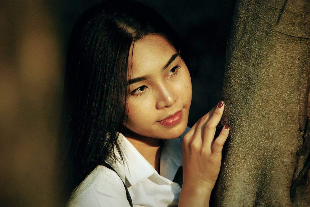 Thailand Woman, young woman, dark hair, SD Desktop Wallpaper