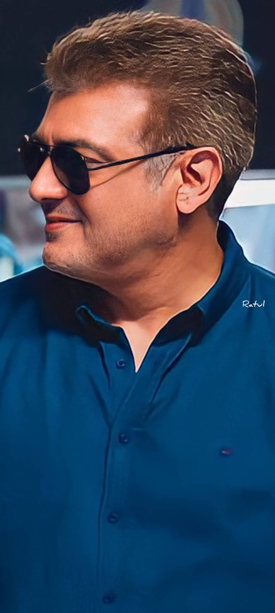 Thala Ajith, styled hair, sunglasses, Full HD Phone Wallpaper
