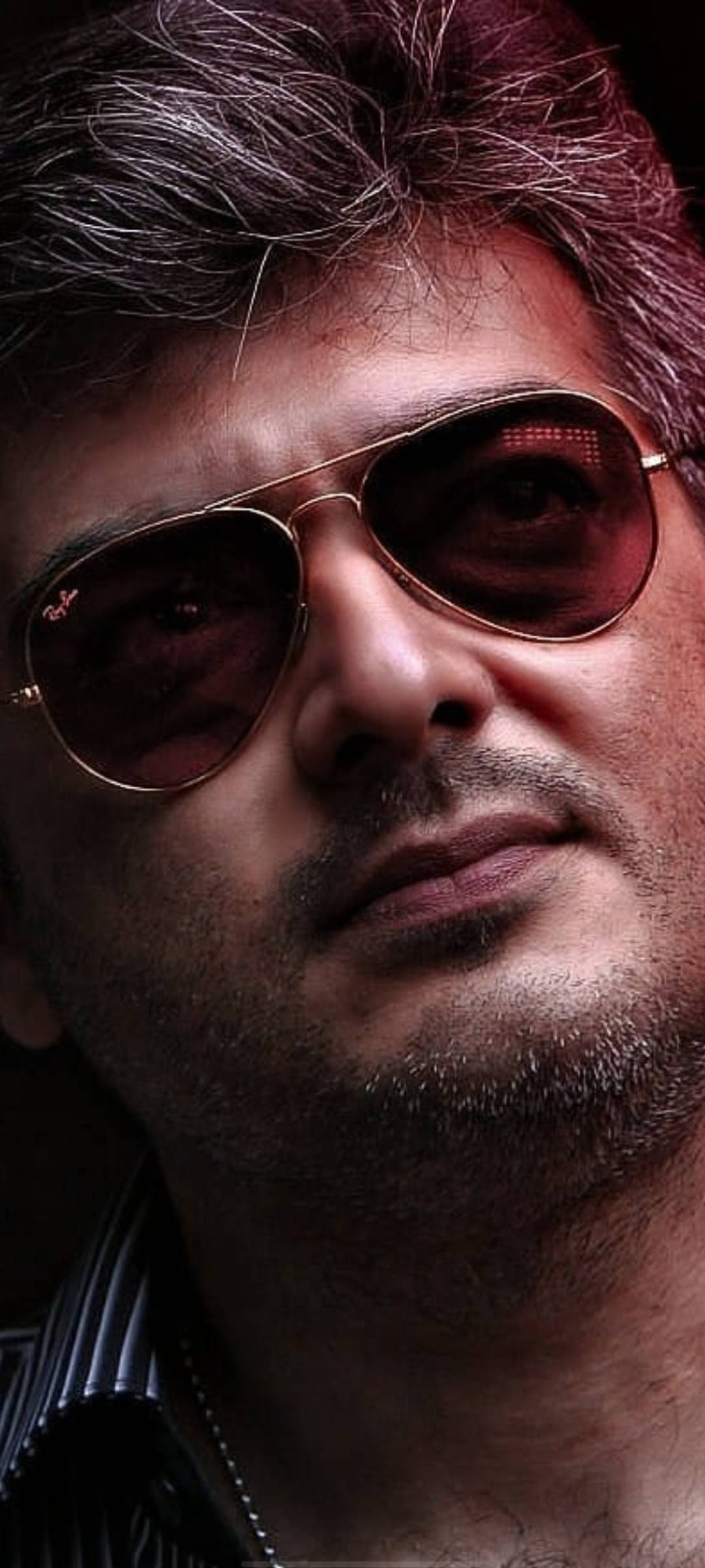 Thala Ajith, aviator sunglasses, graying hair, Full HD Phone Wallpaper