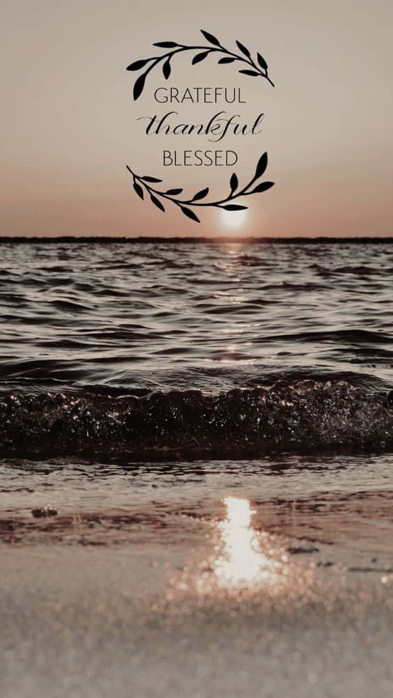 Sunset, calm ocean, gentle waves, SD Phone Wallpaper