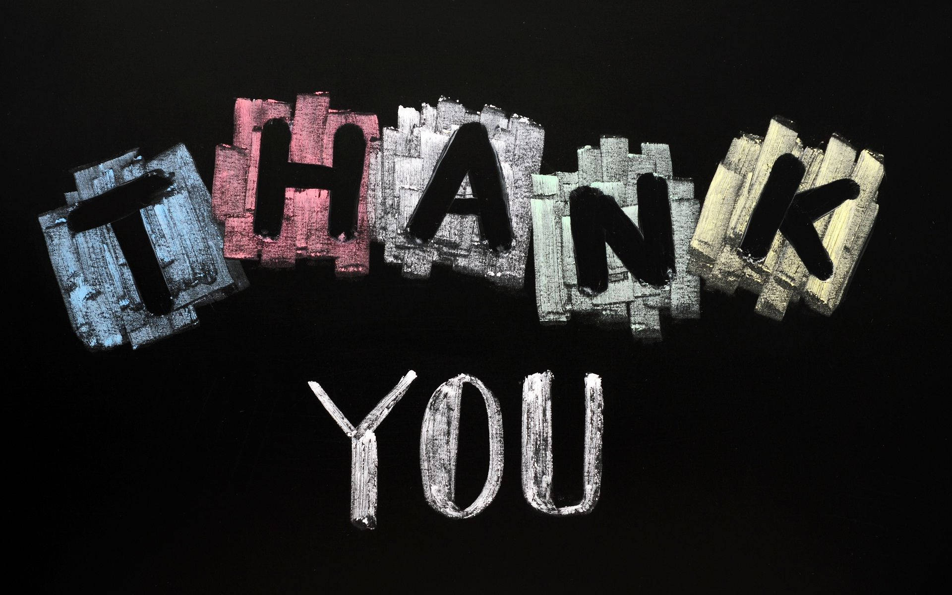 Thanks For Watching, chalk, blackboard, Full HD Desktop Wallpaper
