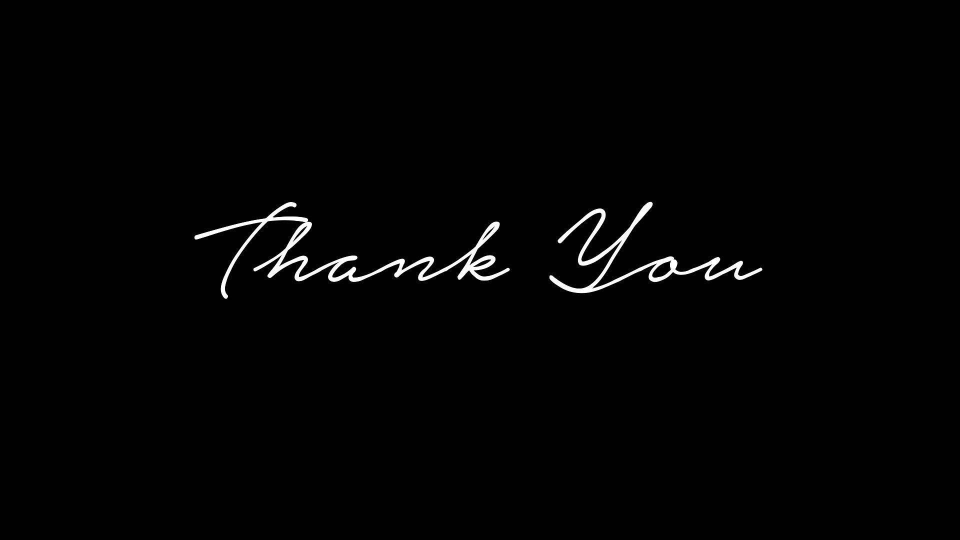 Thanks For Watching, cursive font, white cursive text, Full HD Desktop Wallpaper