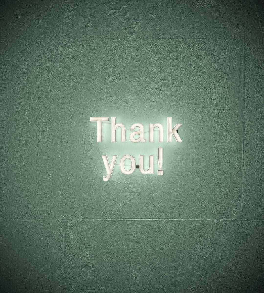 neon sign, Thank you!, glowing white, SD Phone Wallpaper