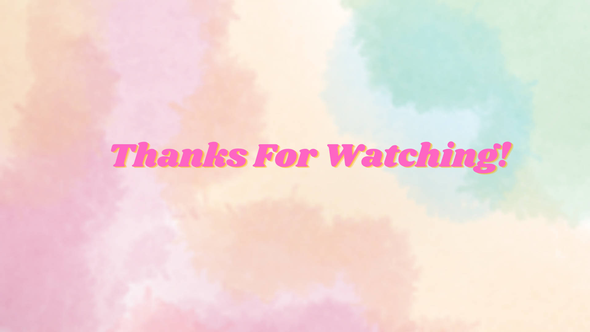 Thanks For Watching, pastel marble, soft pastel watercolor background, Full HD Desktop Wallpaper