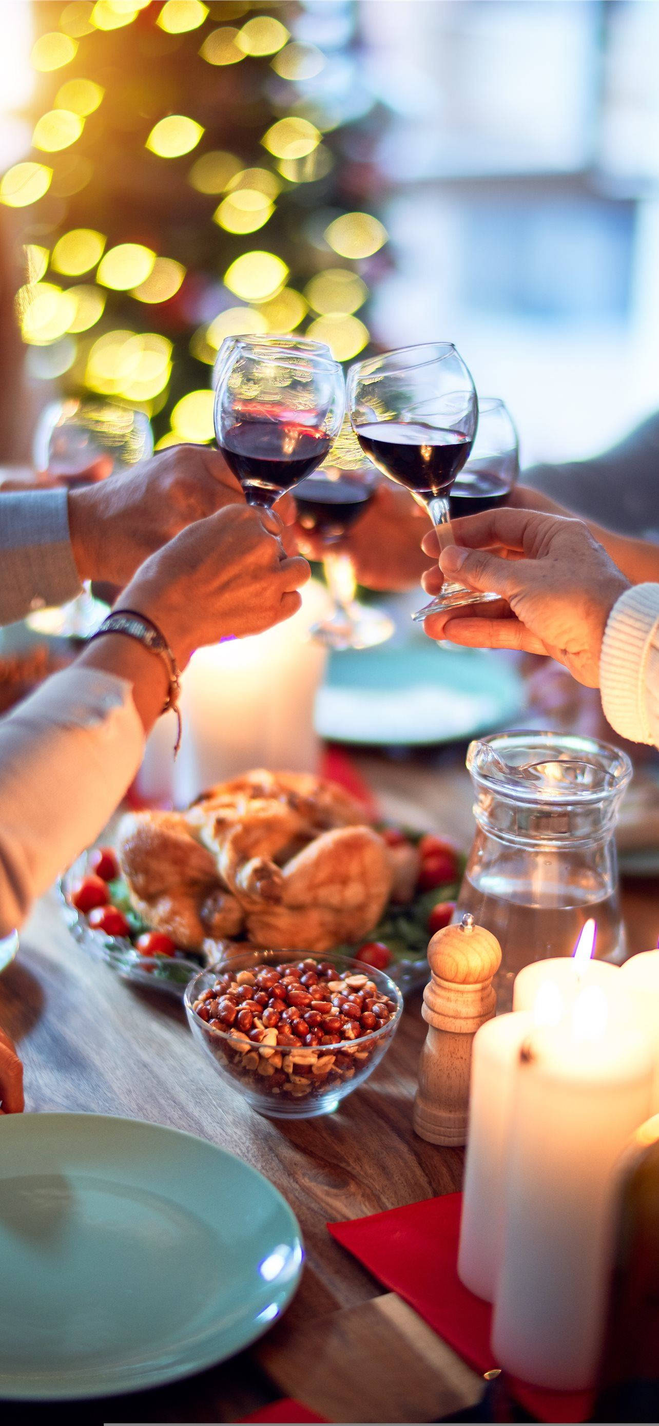 Thanksgiving, iPhone, roasted turkey, 2K Phone Wallpaper