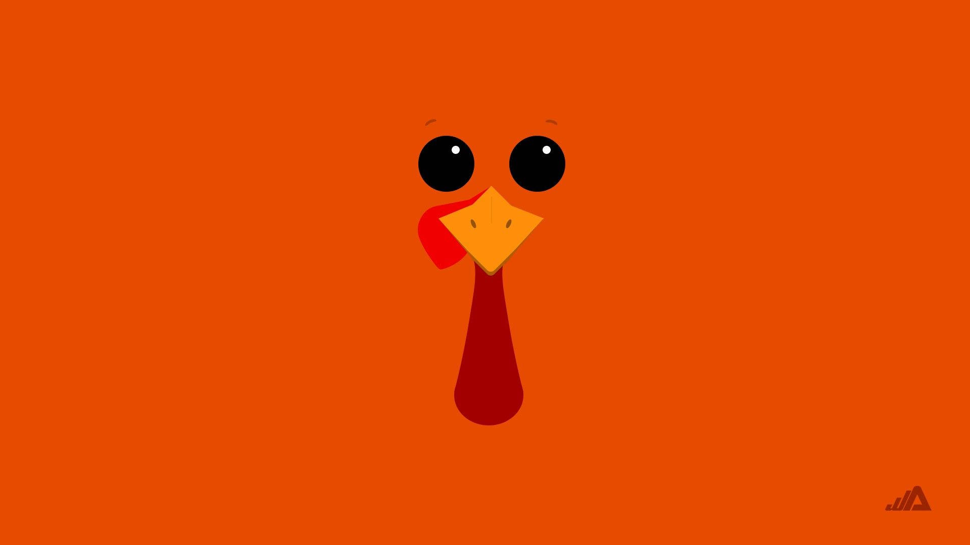 turkey, Thanksgiving, cartoon turkey head, Full HD Desktop Wallpaper