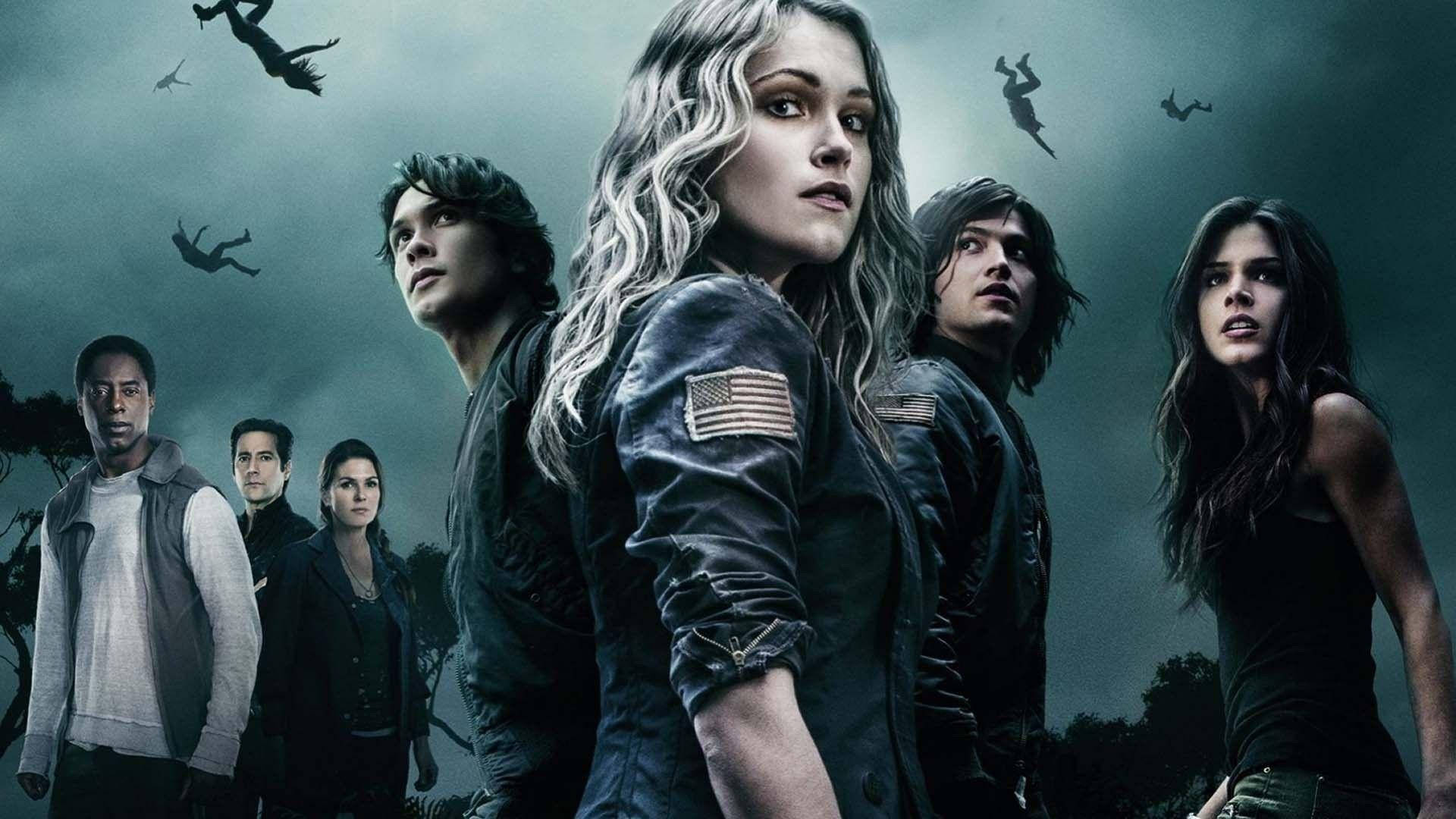 The 100, sci fi drama series, dark jackets, Full HD Desktop Wallpaper