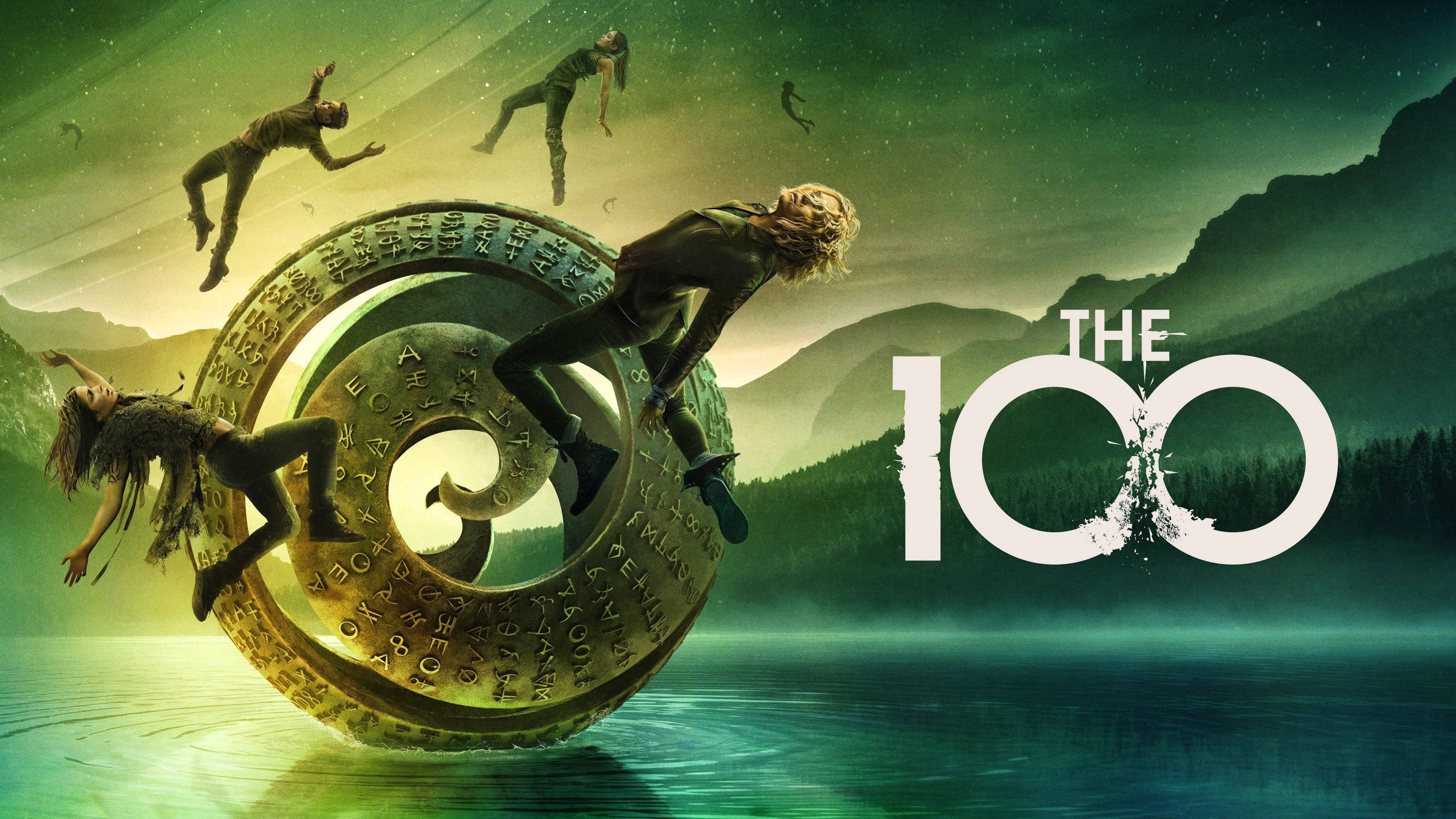 The 100, post apocalyptic earth, giant spiral disc, 4K Desktop Wallpaper