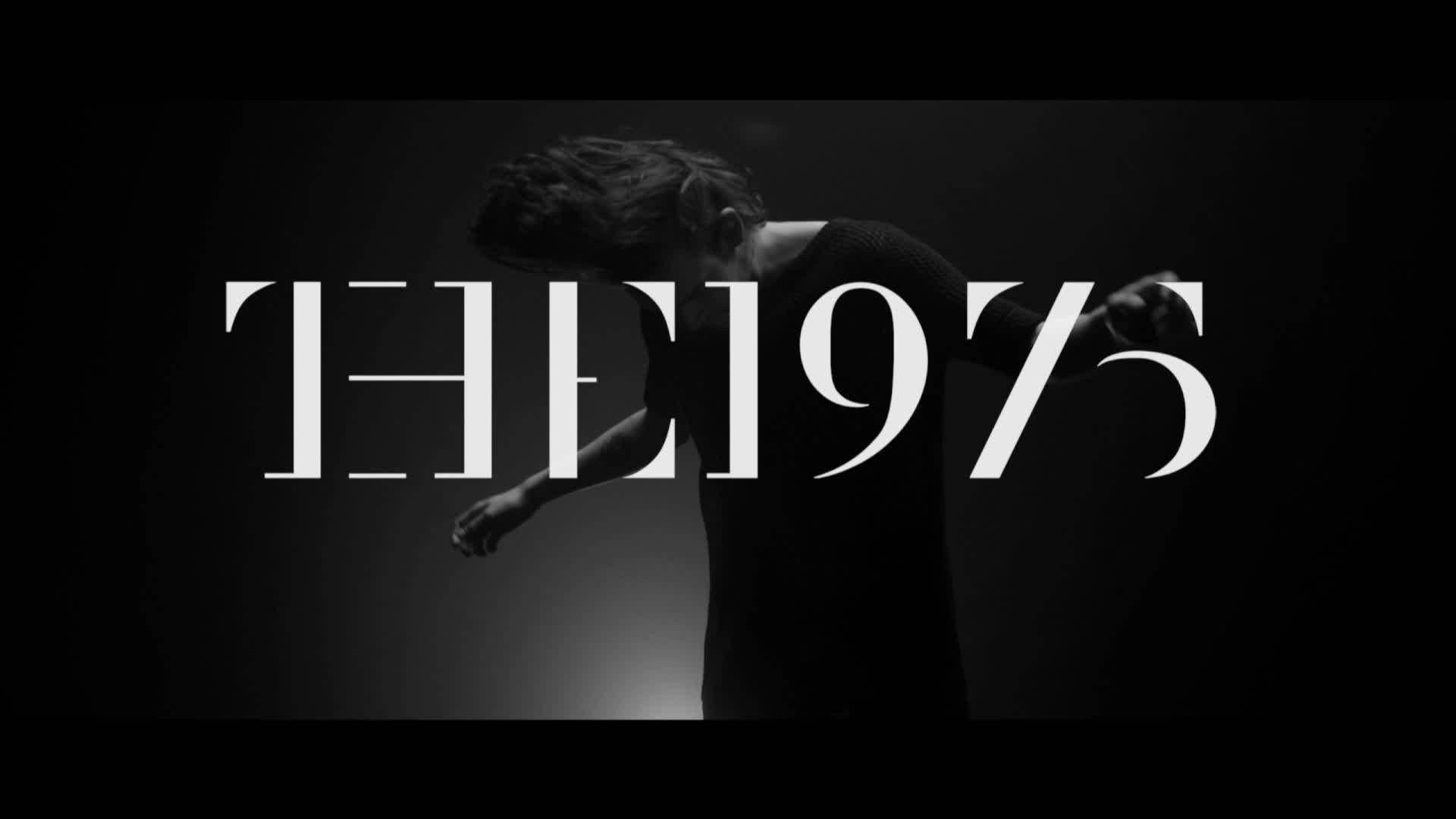The 1975, monochrome silhouette, person in motion, Full HD Desktop Wallpaper