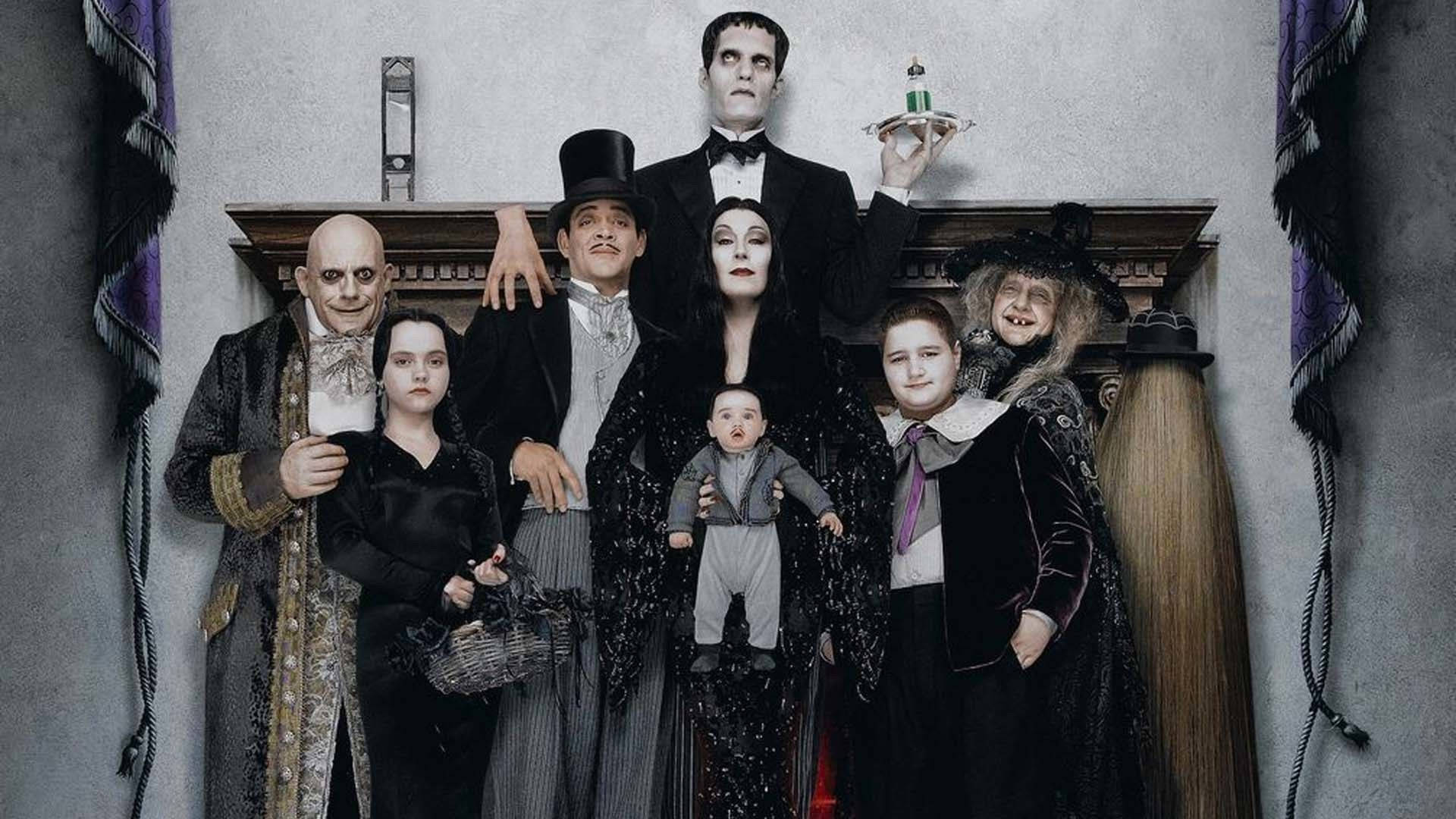 The Addams Family, gothic mansion, hallway, Full HD Desktop Wallpaper
