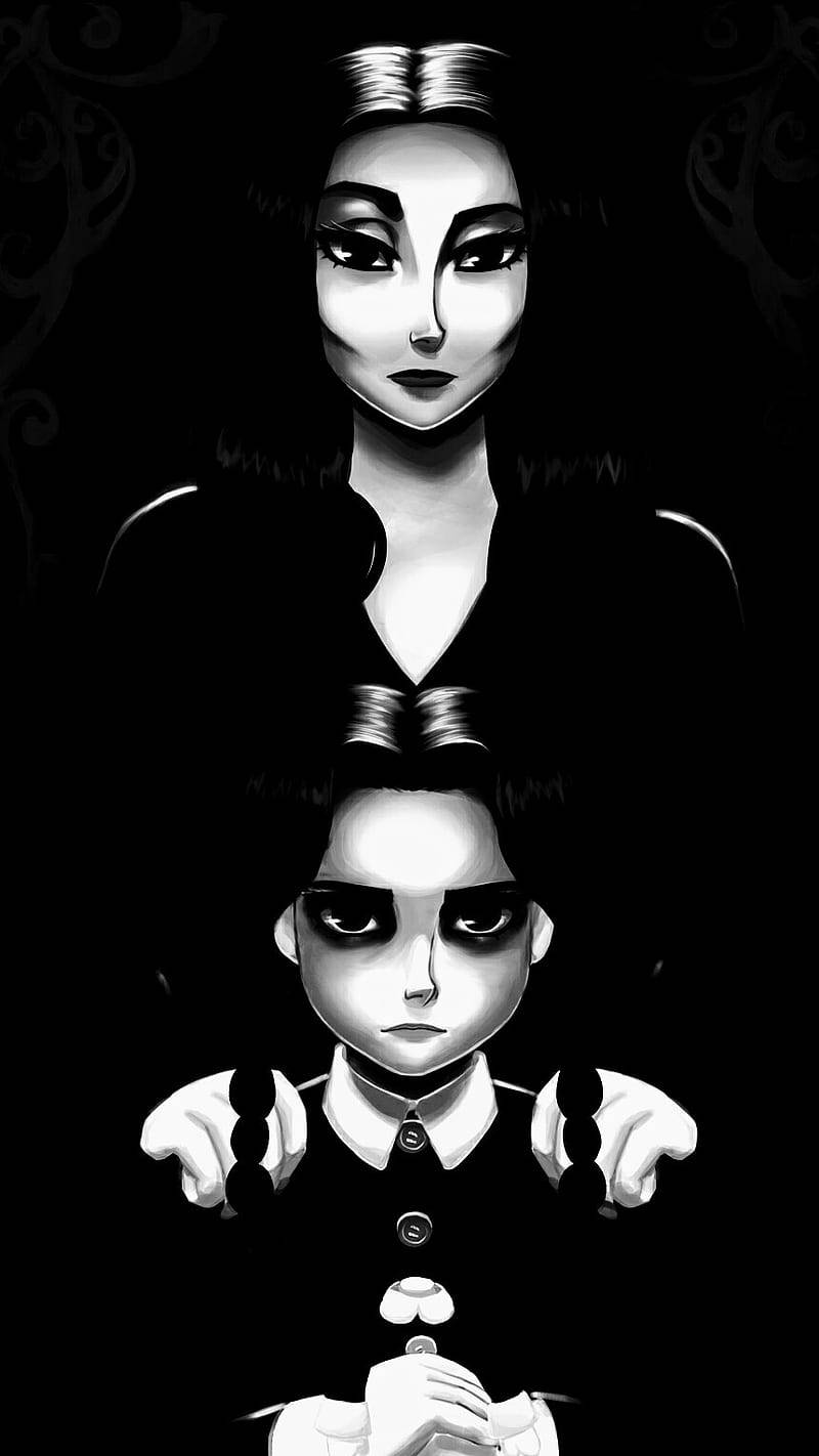 The Addams Family, horror phone, gothic characters, HD Phone Wallpaper
