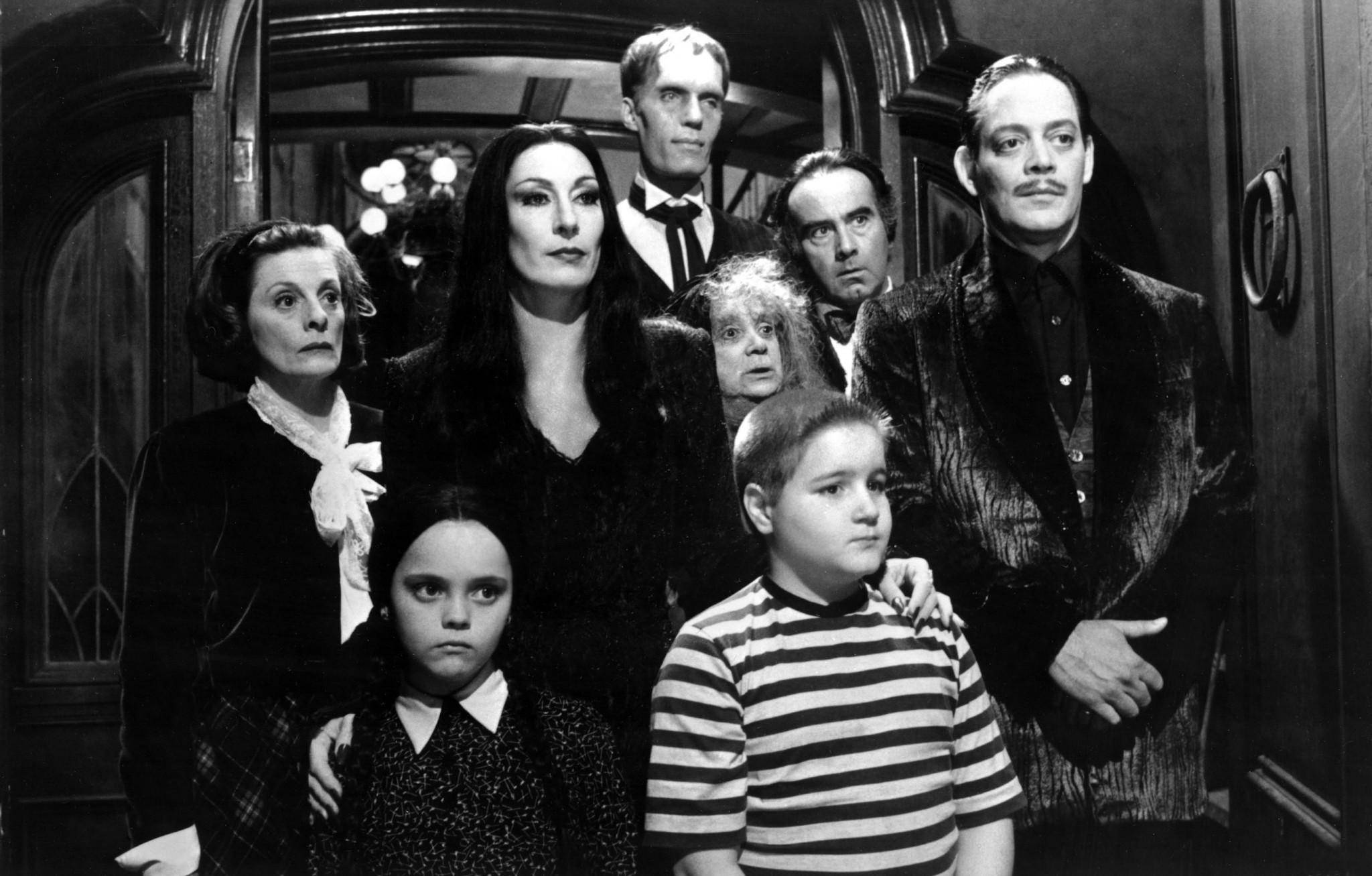 The Addams Family, gothic mansion, hallway, Full HD Desktop Wallpaper