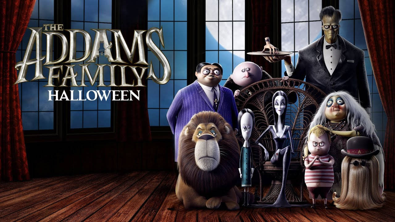 The Addams Family 2, animated characters, gothic mansion, HD Desktop Wallpaper