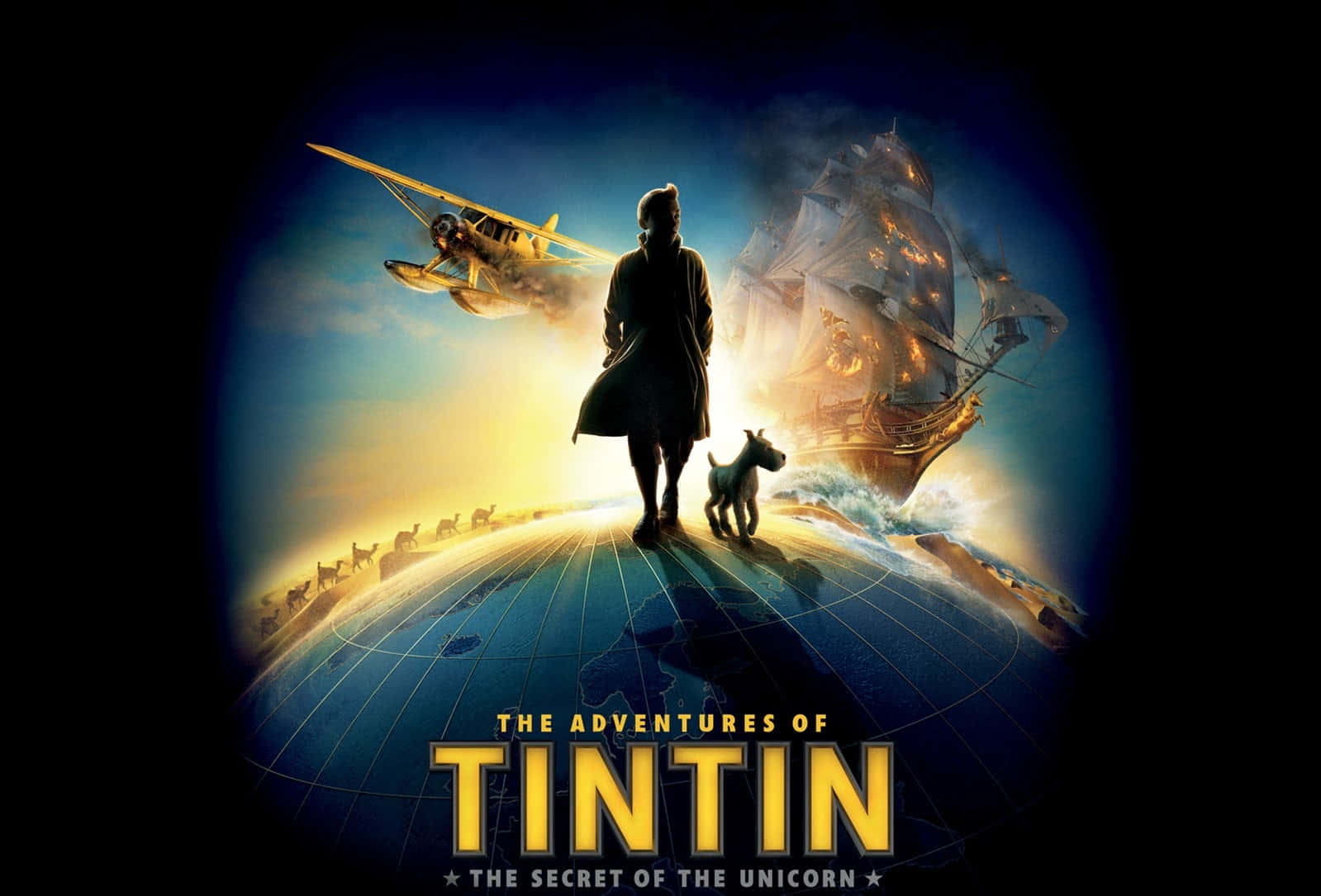 The Adventures Of Tintin, Tintin, Snowy, HD Desktop Wallpaper