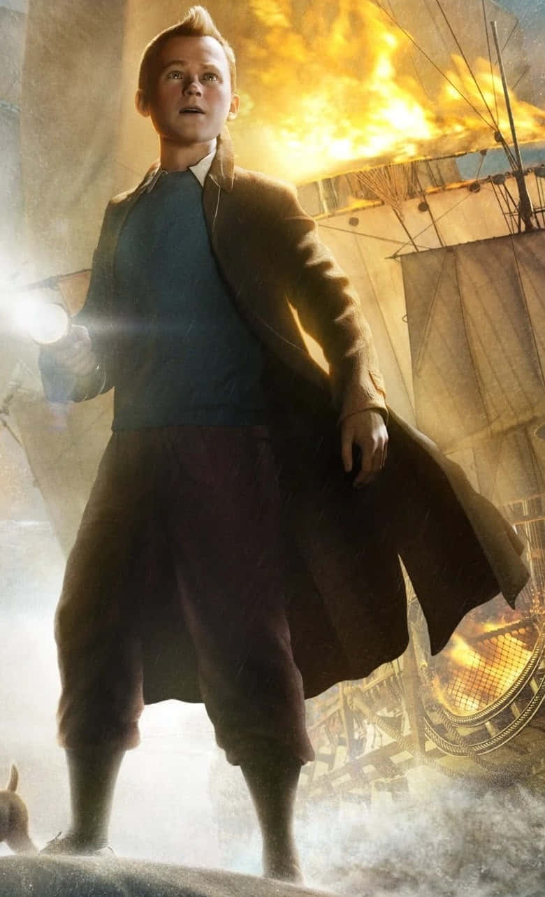 The Adventures Of Tintin, character design, young man, HD Phone Wallpaper