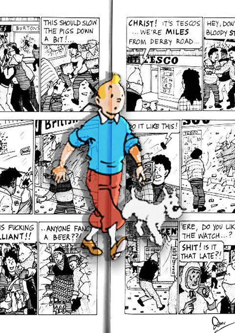 The Adventures of Tintin, Tintin, Snowy, SD Phone Wallpaper