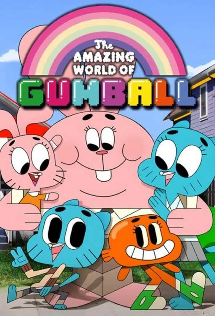 The Amazing World of Gumball, Gumball, Rainbow, SD Phone Wallpaper
