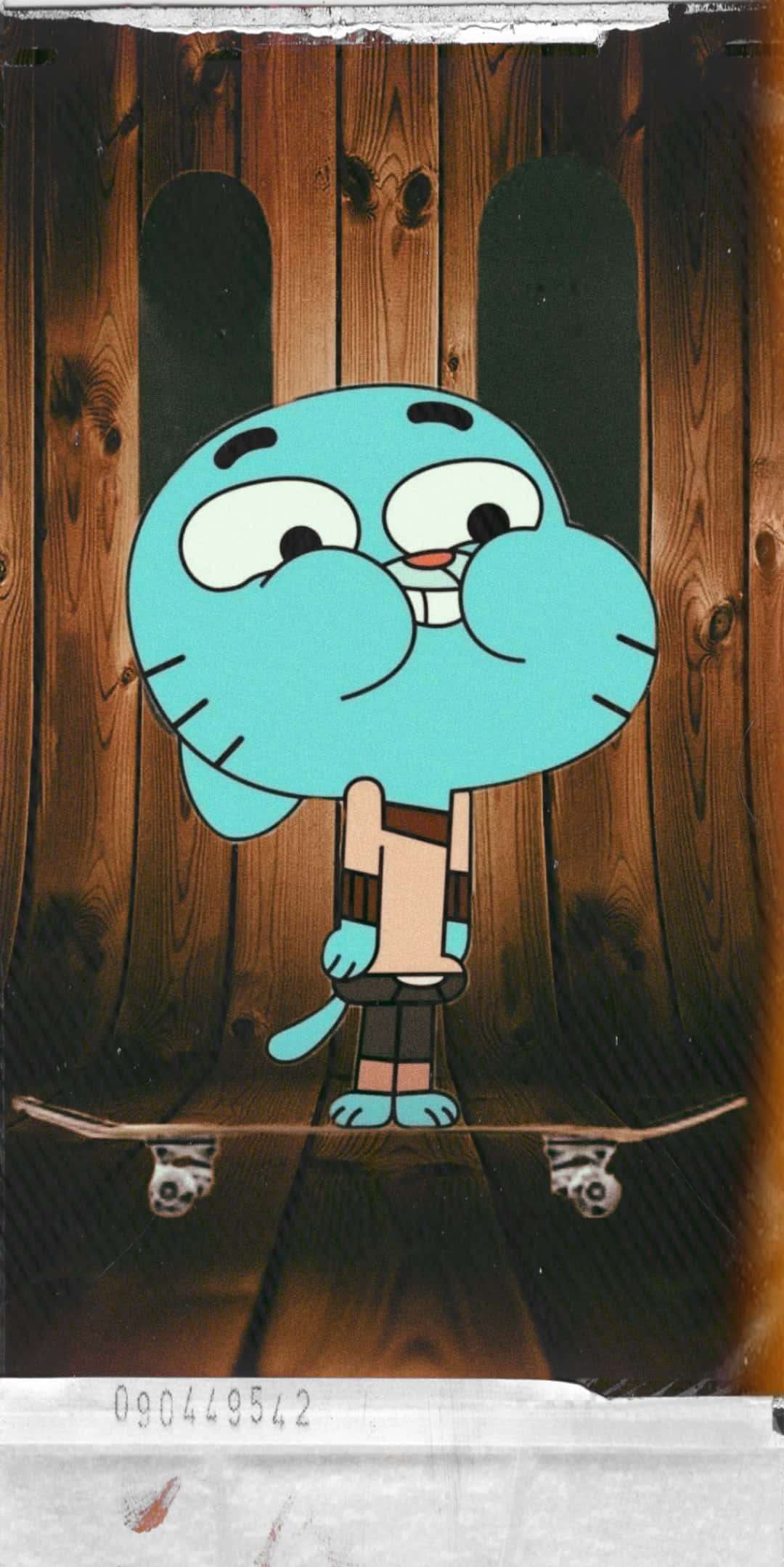 The Amazing World of Gumball, blue cartoon character, wide eyes, Full HD Phone Wallpaper