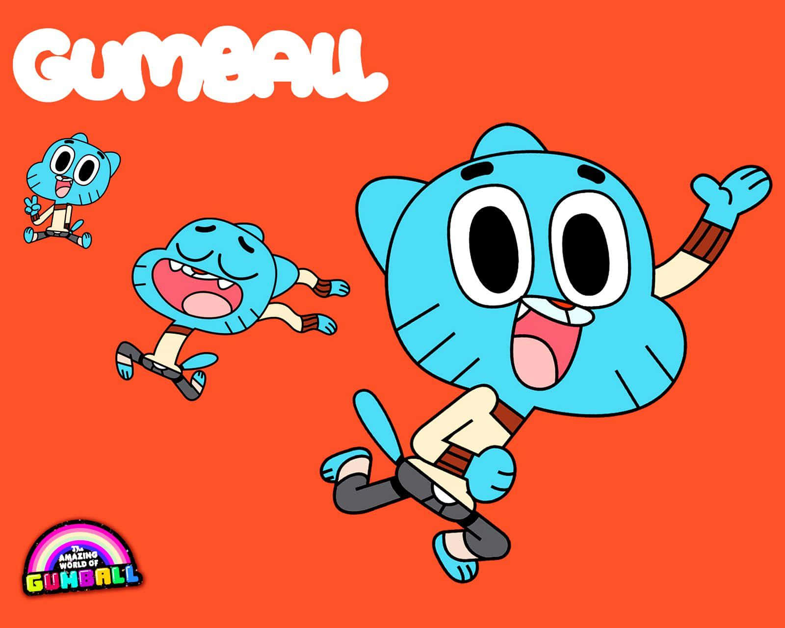 The Amazing World of Gumball, Gumball, blue cats, HD Desktop Wallpaper