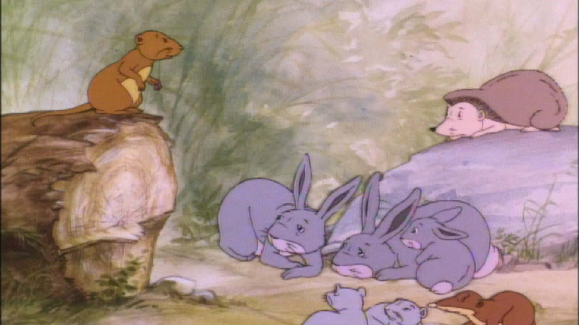 Mouse, Animals Of Farthing Wood, forest clearing, Full HD Desktop Wallpaper
