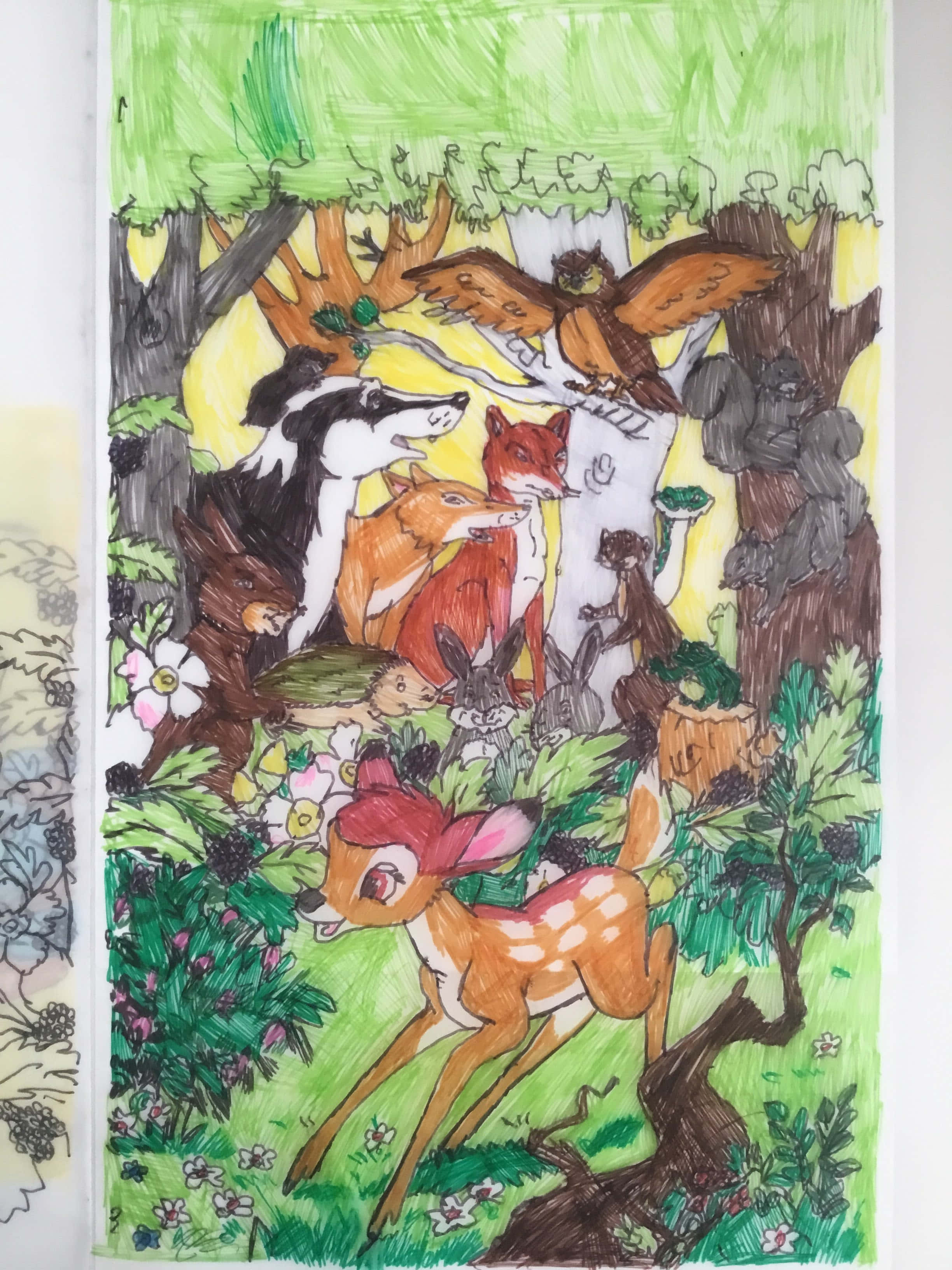 The Animals Of Farthing Wood, fawn, woodland animals, 2K Phone Wallpaper