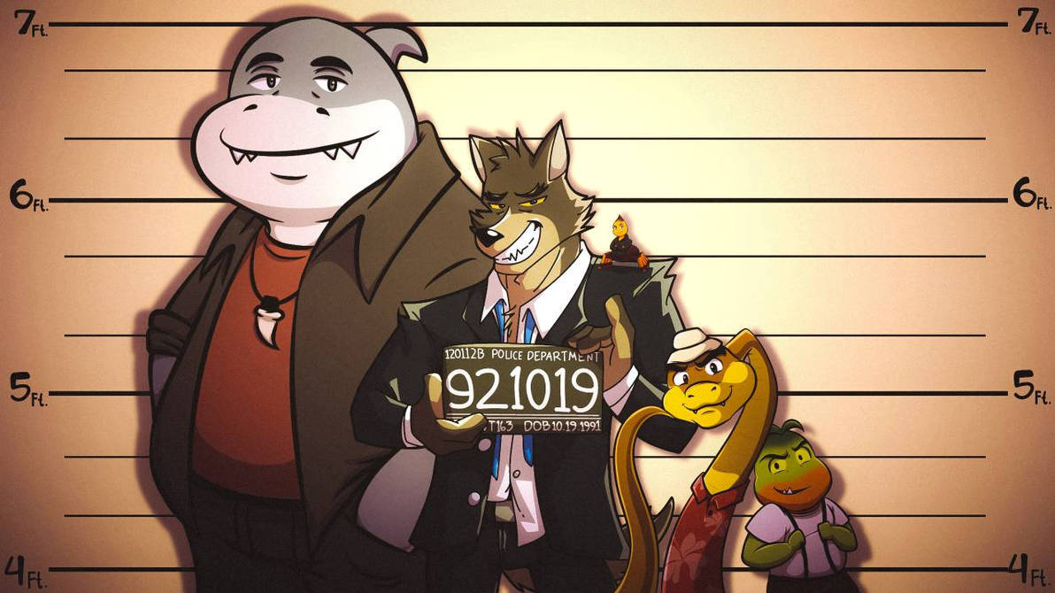 The Bad Guys, mugshot, height chart, SD Desktop Wallpaper