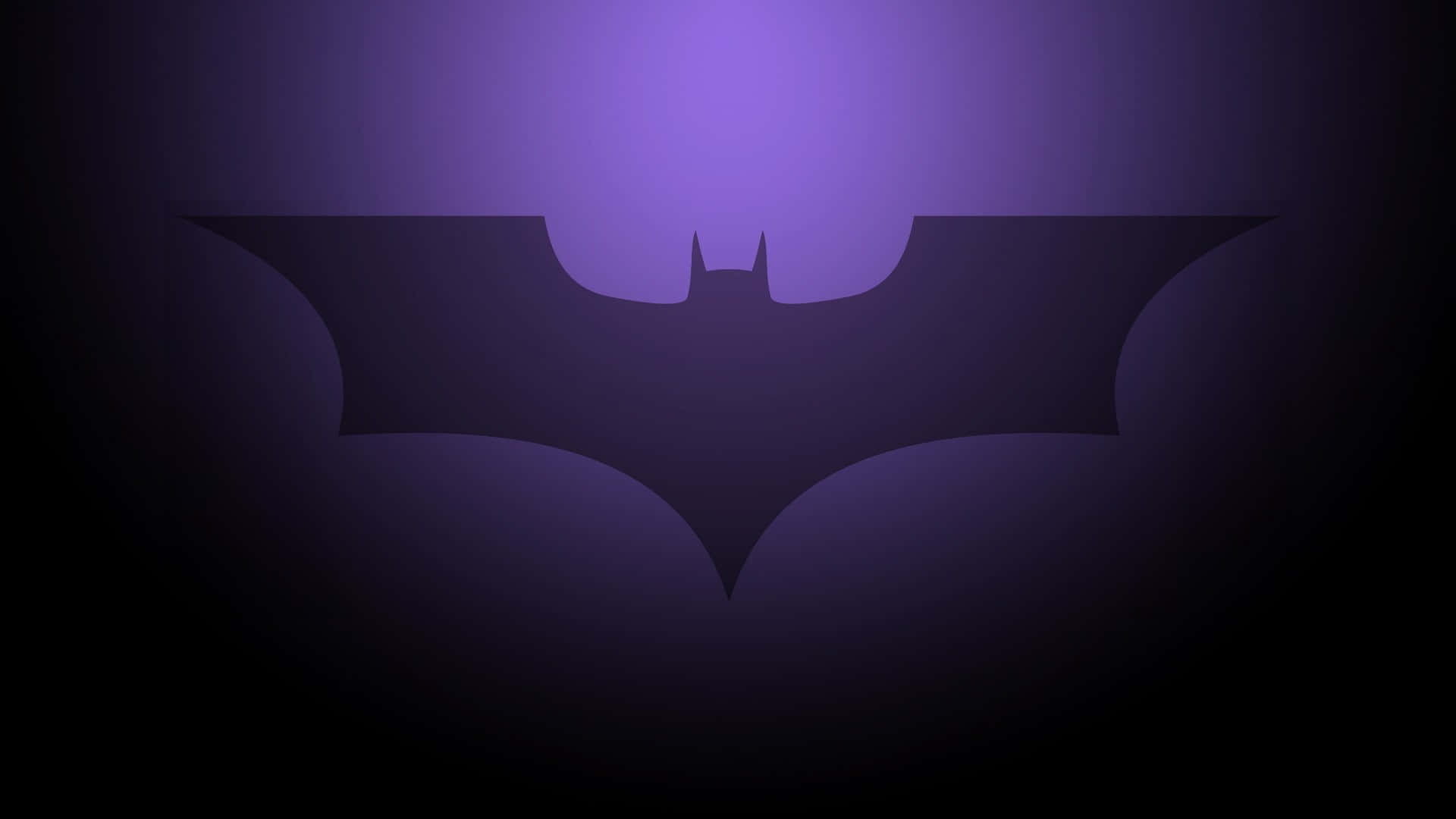Batman, bat symbol, gradient purple, Full HD Desktop Wallpaper