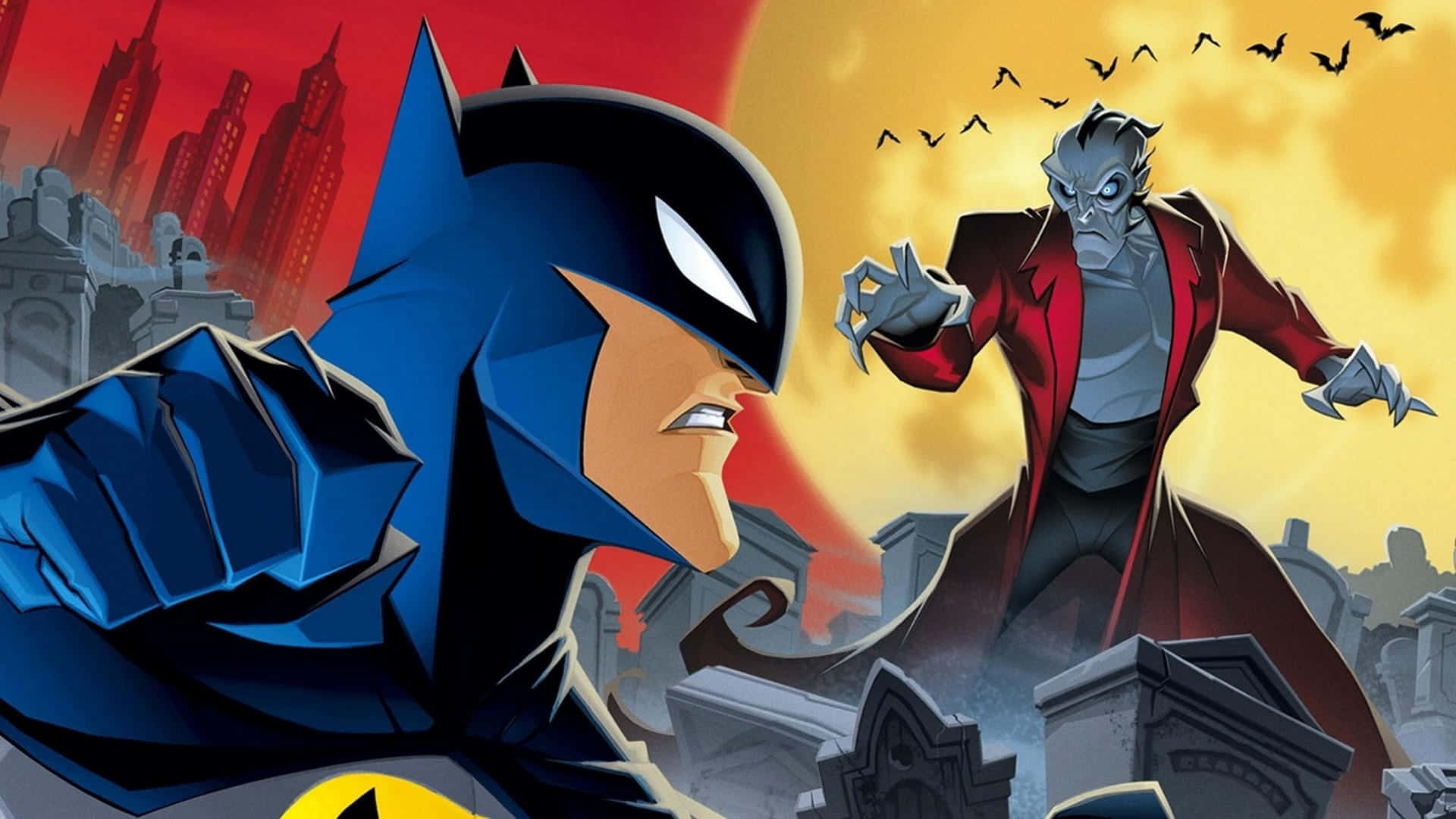 The Batman Vs Dracula, Batman, Dracula, Full HD Desktop Wallpaper