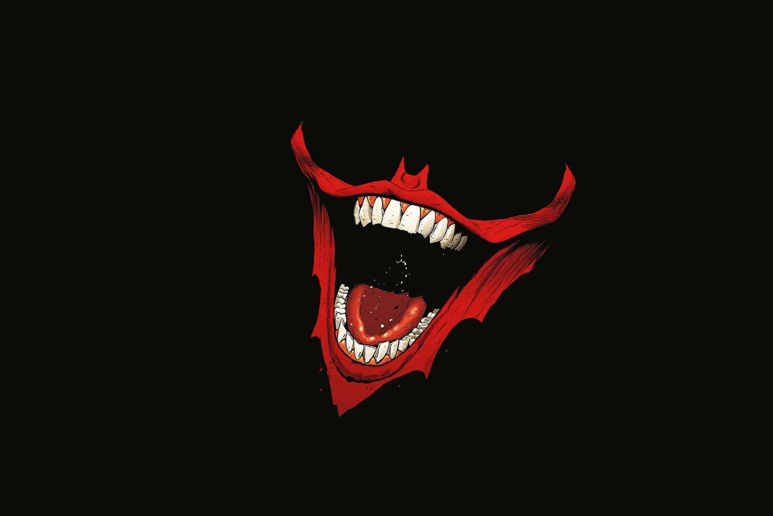 The Batman Who Laughs, red mouth, sharp teeth, HD Desktop Wallpaper