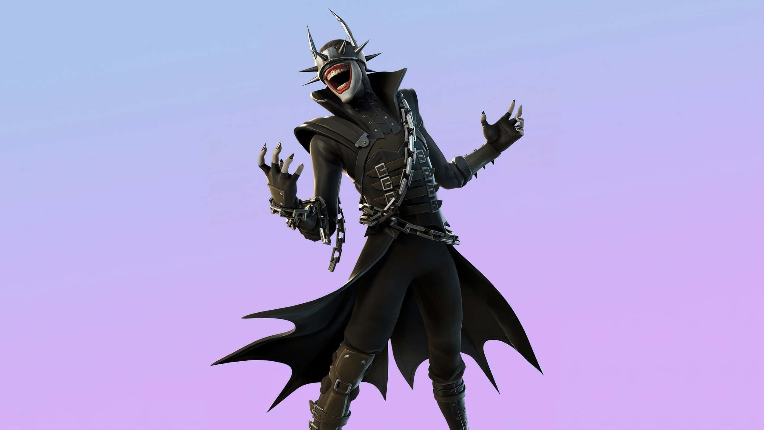 Batman Who Laughs, spiked helmet, bat-like cape, 2K Desktop Wallpaper