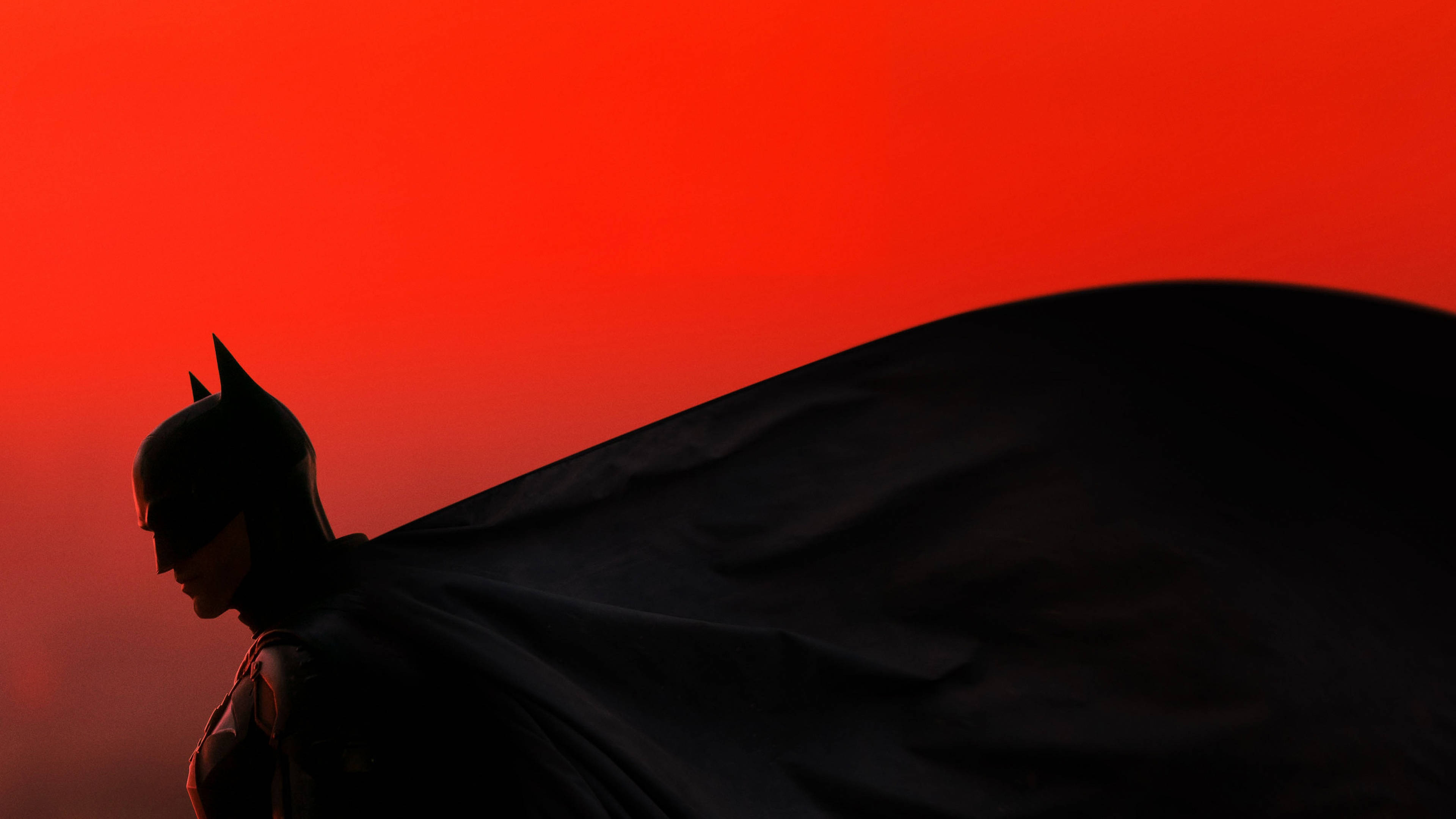 Batman, black, red, 4K Desktop Wallpaper