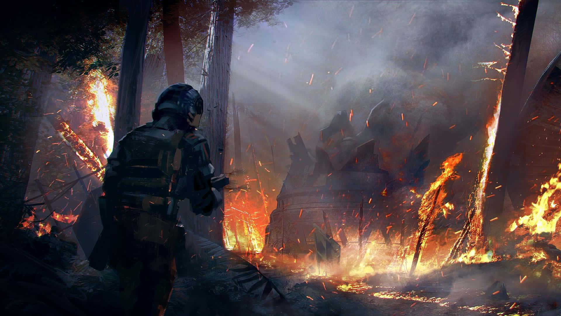 The Battle Of Endor, Endor, tactical gear, Full HD Desktop Wallpaper