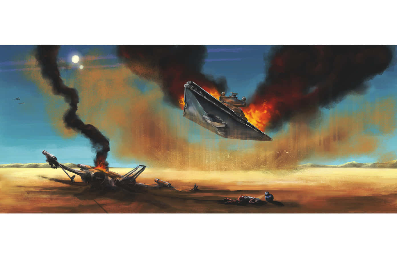The Battle Of Jakku, Jakku, stormtroopers, HD Desktop Wallpaper