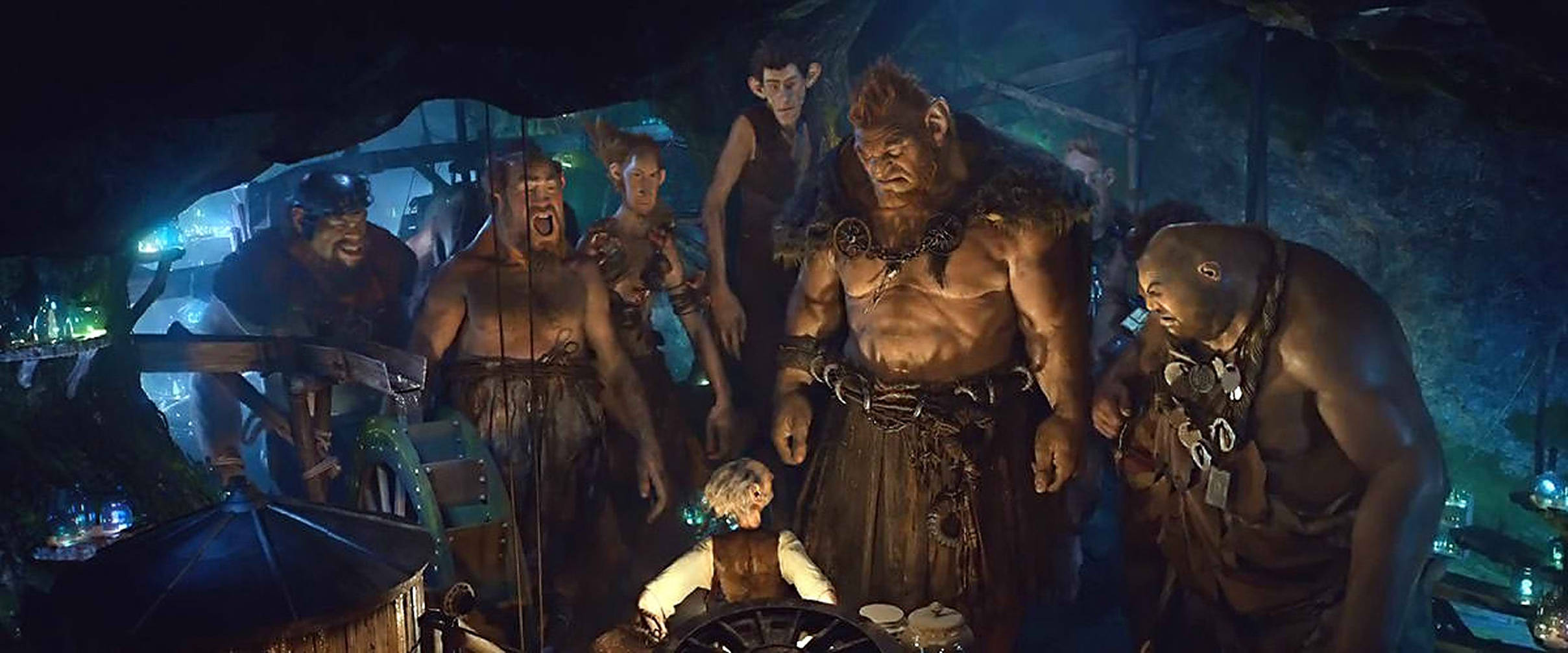 The BFG, bad giants, dimly lit cave, Full HD Desktop Wallpaper