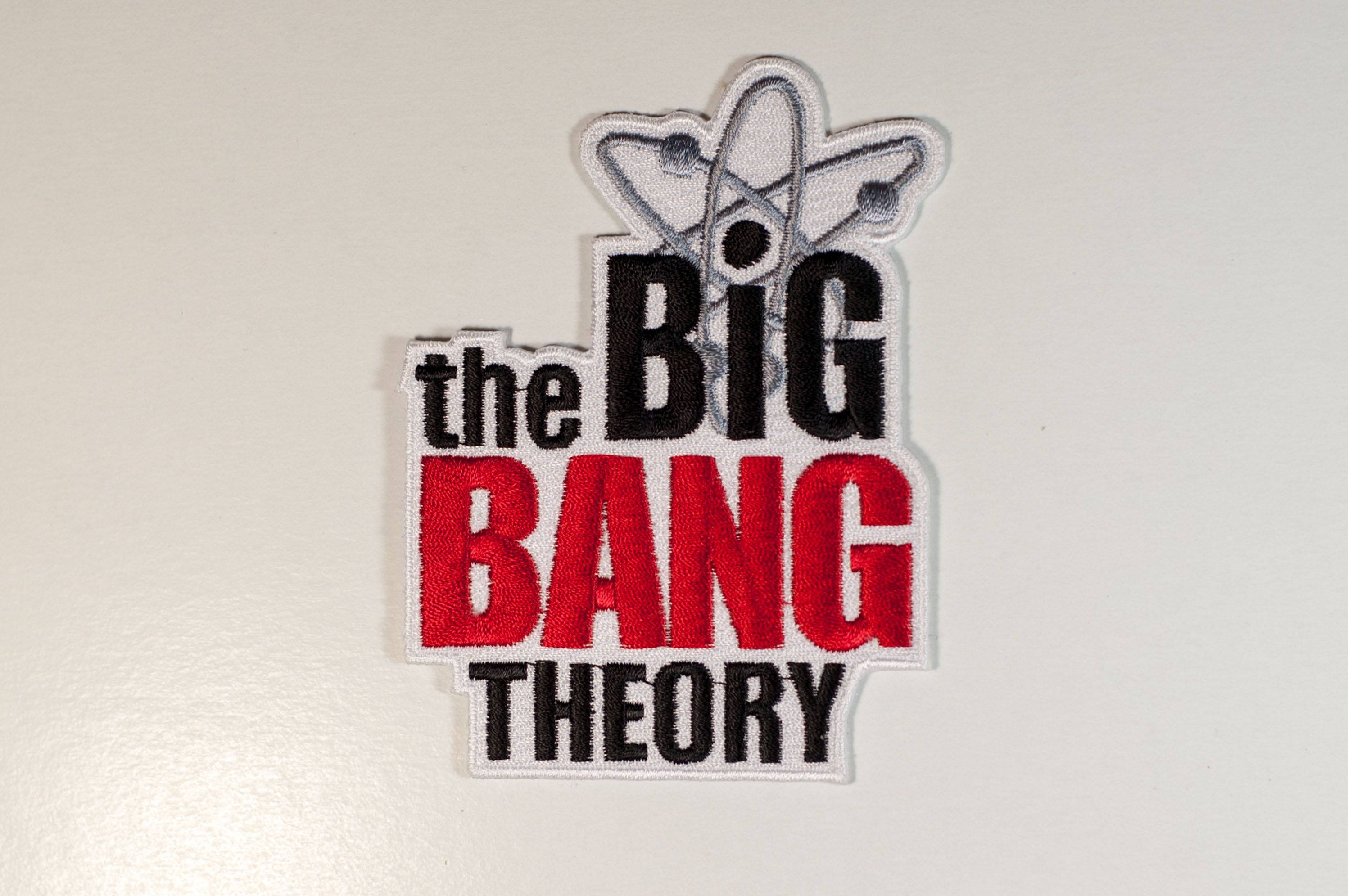 The Big Bang Theory, stitched patch, red, 2K Desktop Wallpaper