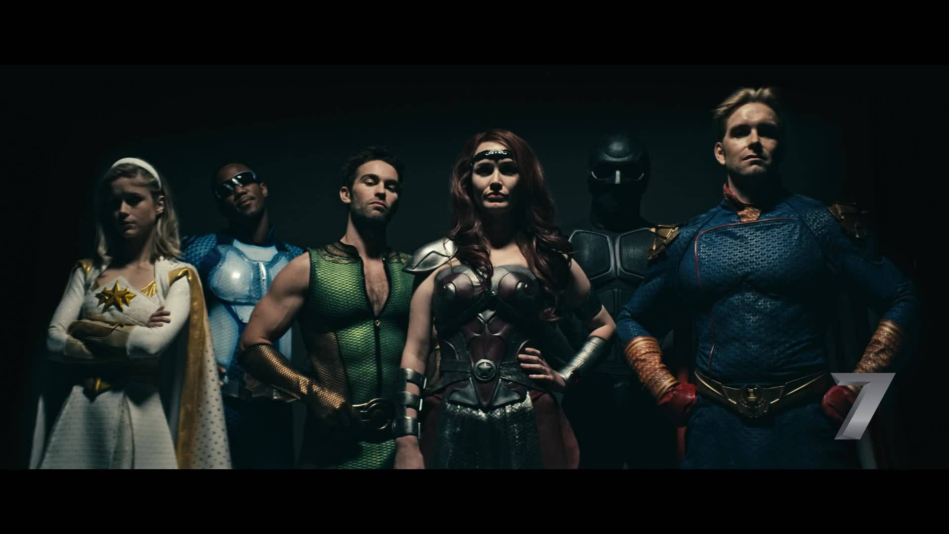 The Boys, superhero cast, dark studio, Full HD Desktop Wallpaper