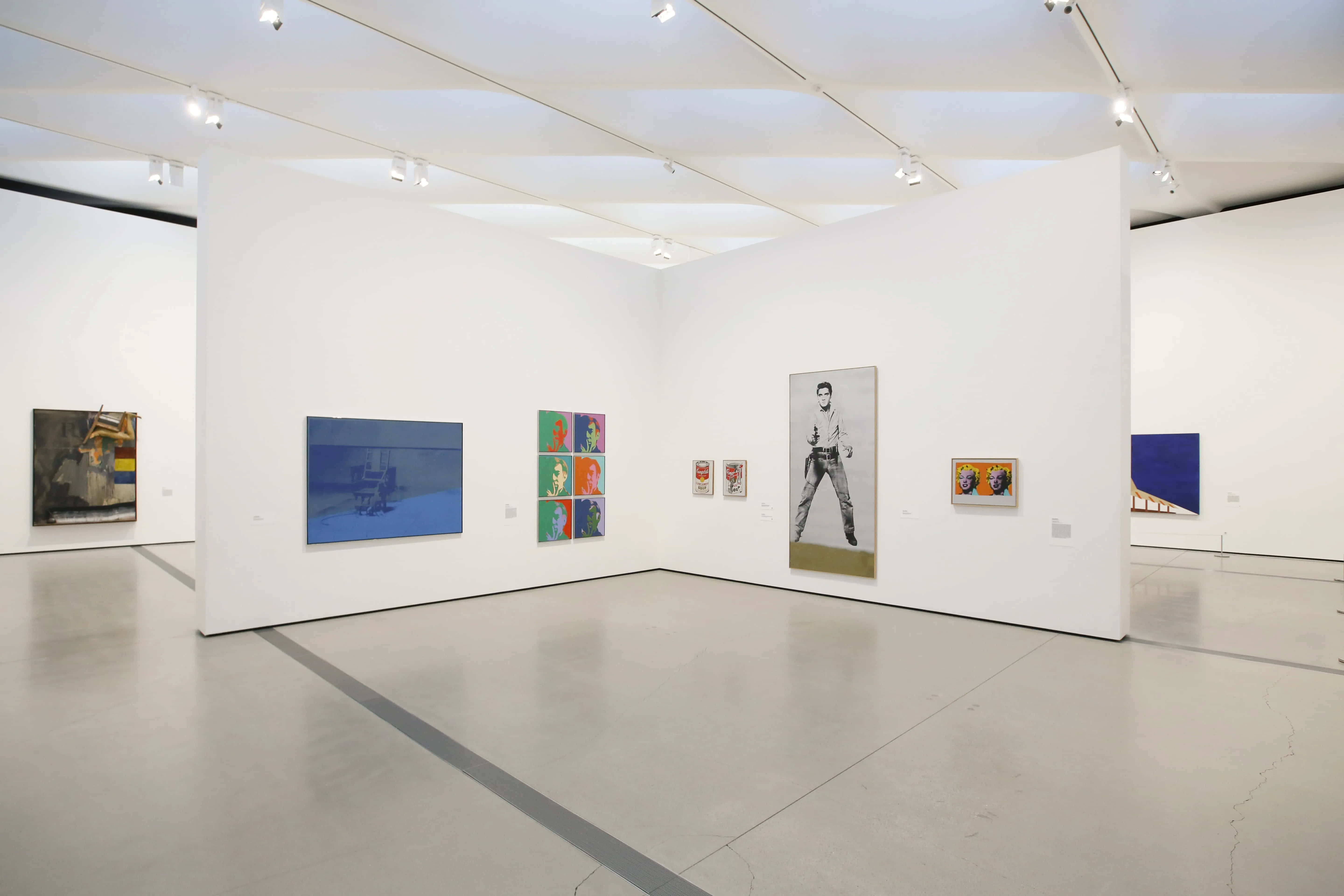 The Broad, modern art gallery, white walls, 5K Desktop Wallpaper