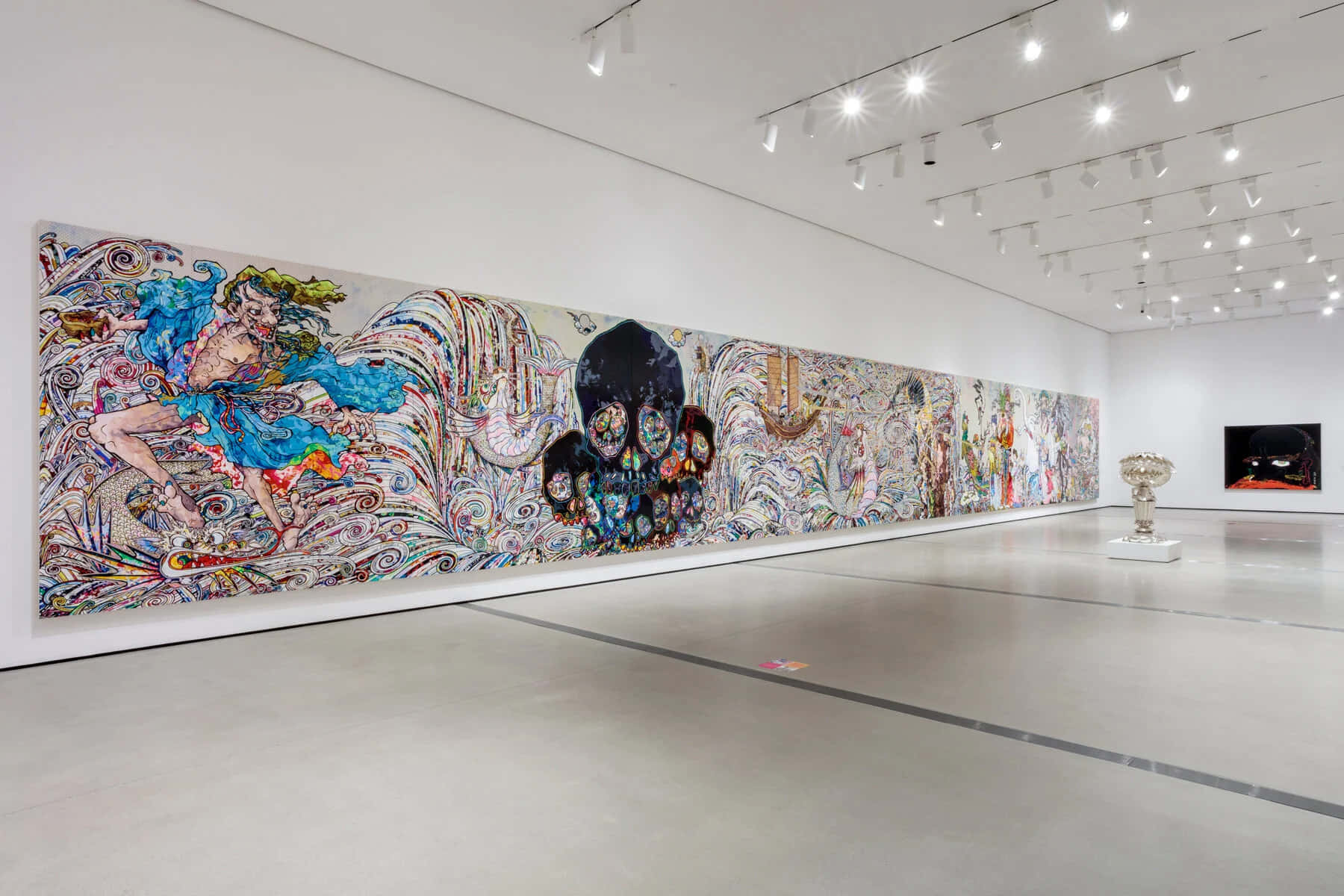 The Broad, contemporary art exhibition, dancing figure, HD Desktop Wallpaper