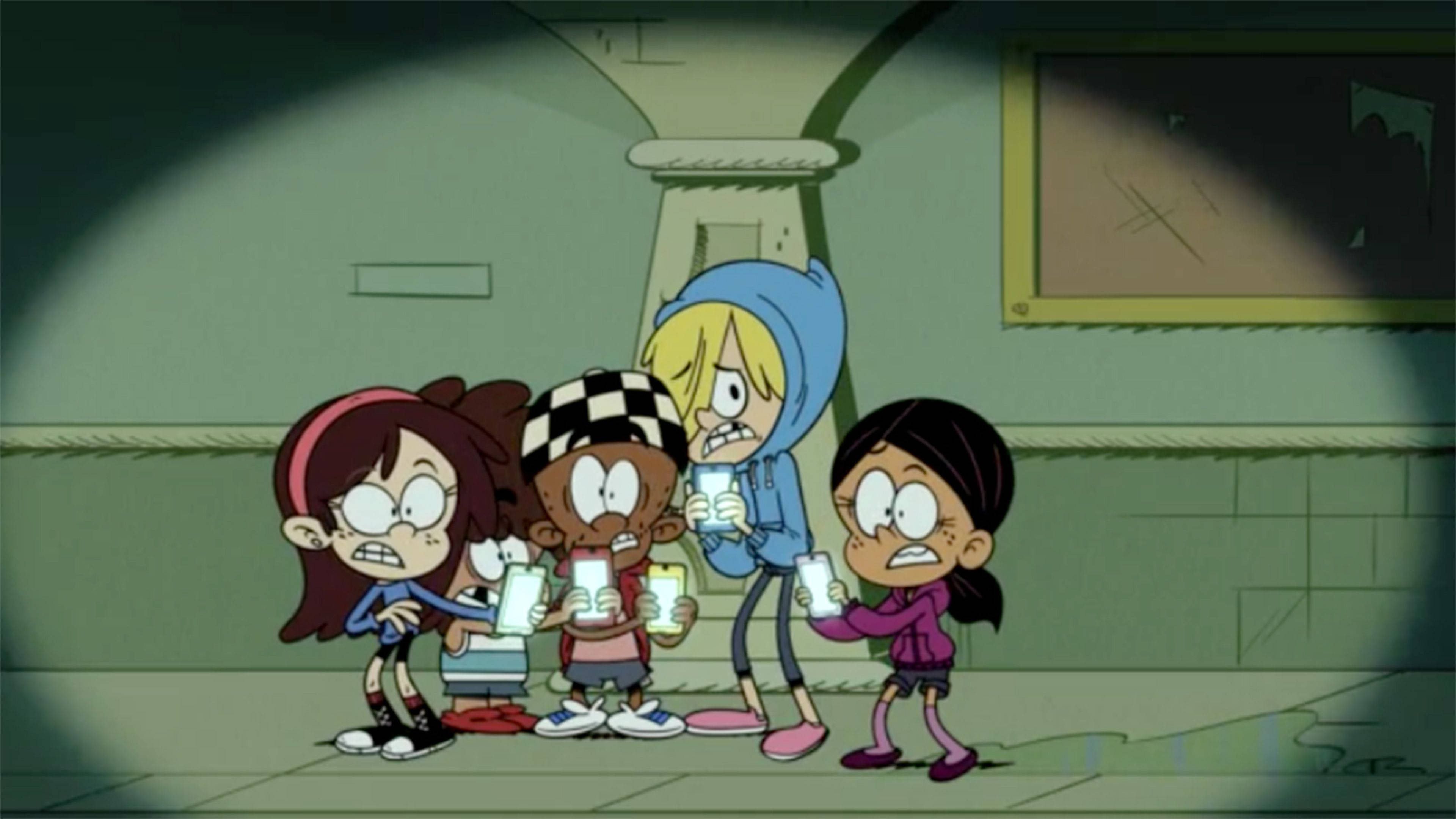 The Casagrandes, animated kids, dimly lit hallway, 4K Desktop Wallpaper
