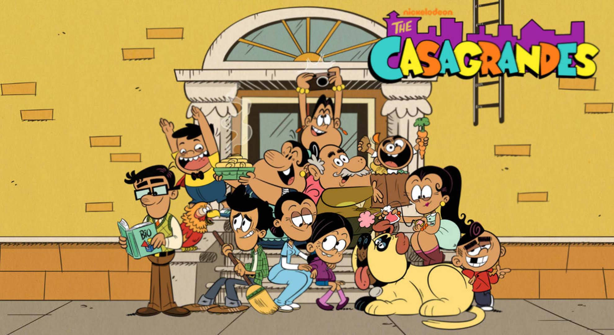 The Casagrandes, 2019, yellow house, Full HD Desktop Wallpaper