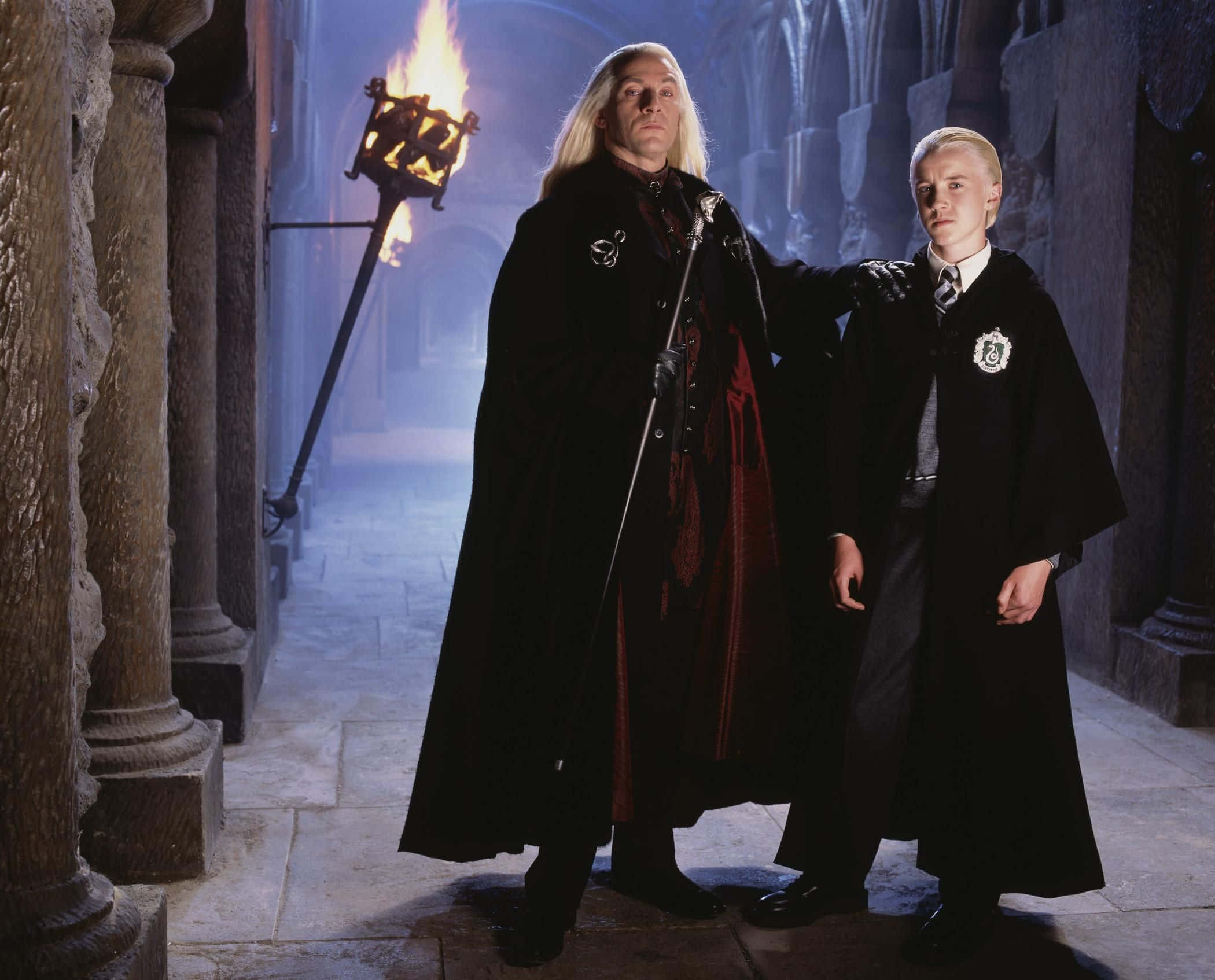 The Chamber Of Secrets, wizards, dark robes, Full HD Desktop Wallpaper