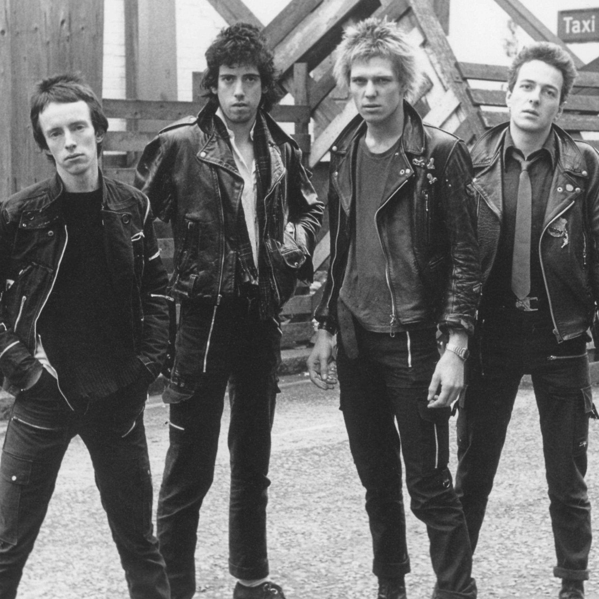 The Clash, 1979 photoshoot, leather jackets, Full HD Desktop Wallpaper