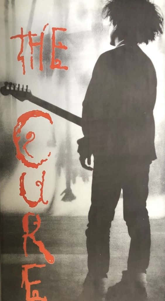 THE CURE, guitar, misty backdrop, SD Phone Wallpaper