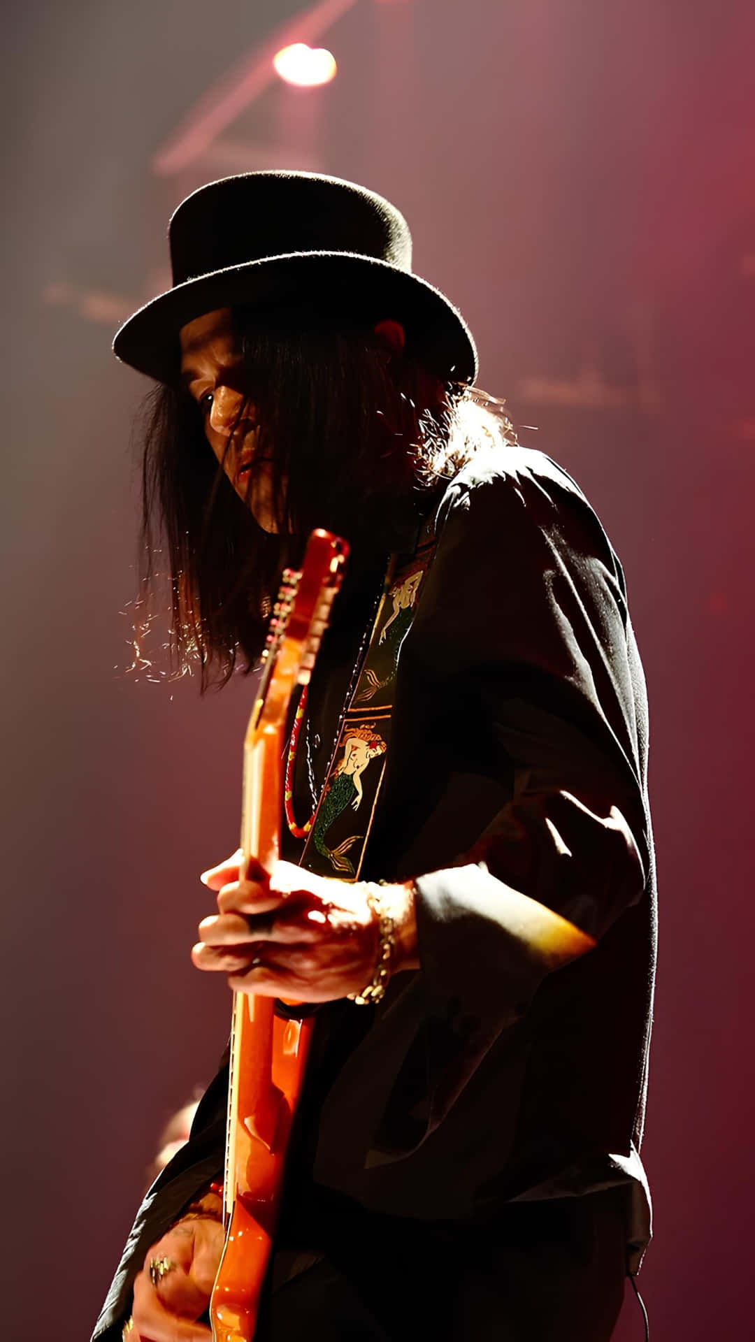The Dandy Warhols, black top hat, jacket, Full HD Phone Wallpaper