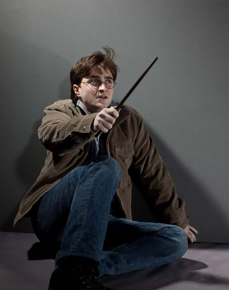 The Deathly Hallows, glasses, messy hair, SD Phone Wallpaper